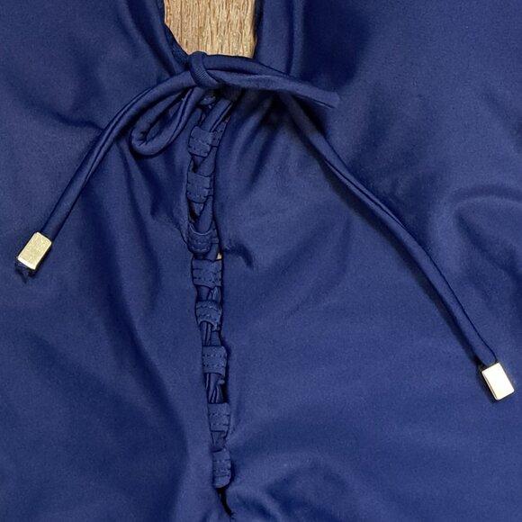 Uncommon Sense One Piece Dark Blue Swimsuit NWT Size Misses Medium - Picture 6 of 8